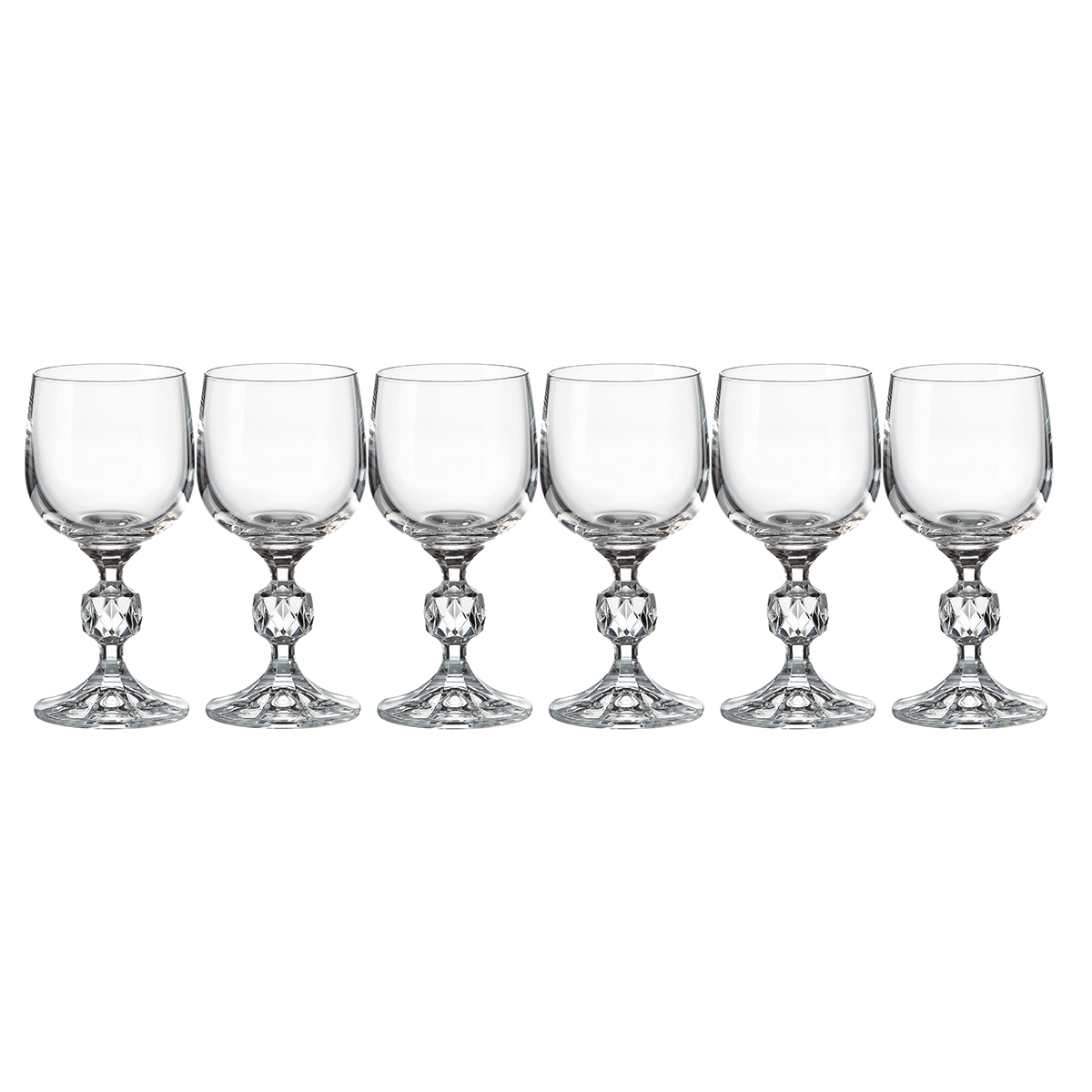Набор бокалов для вина Crystalite Bohemia Sterna/Klaudie 150мл (6 шт)