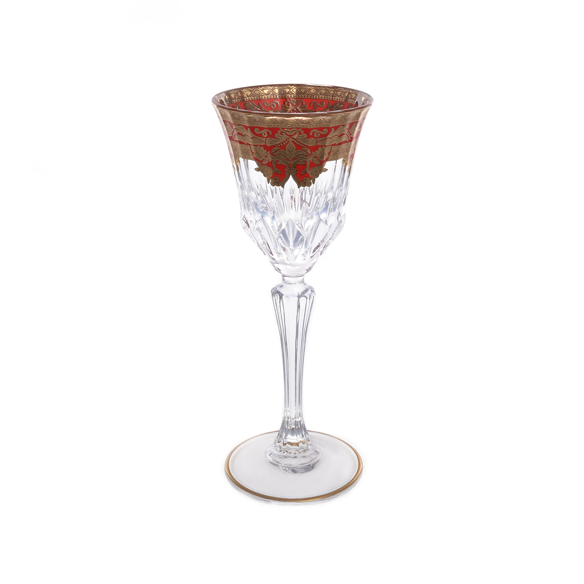 Набор рюмок Astra Gold Natalia Golden Red Decor 80мл(6 шт)