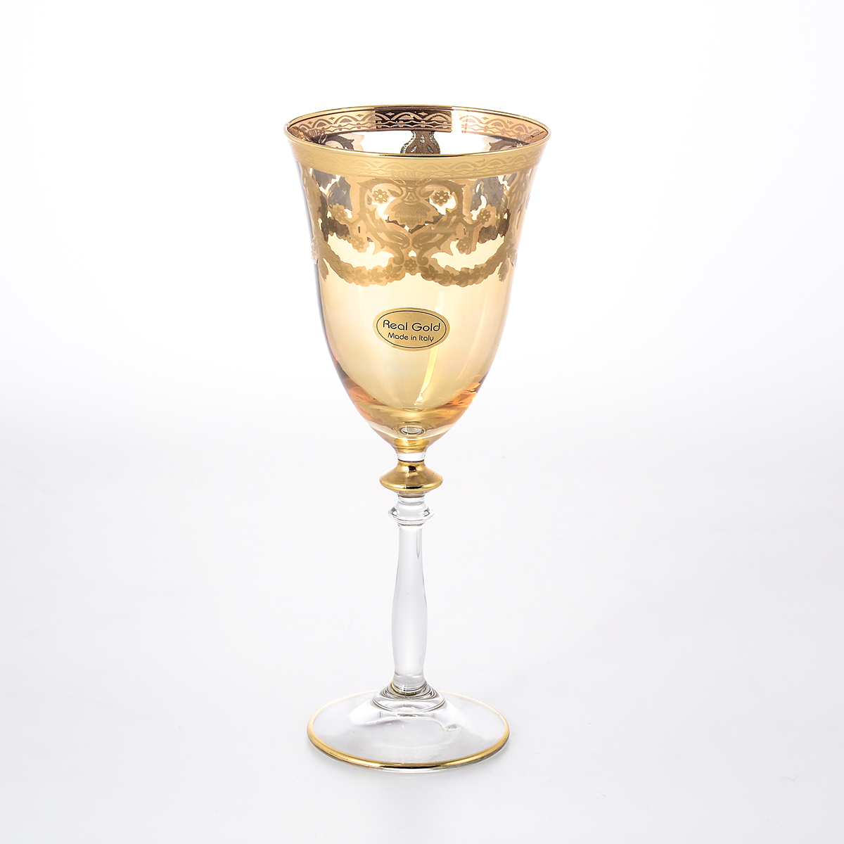 Набор бокалов для вина Art Decor Amalfi Oro 250мл (6 шт)