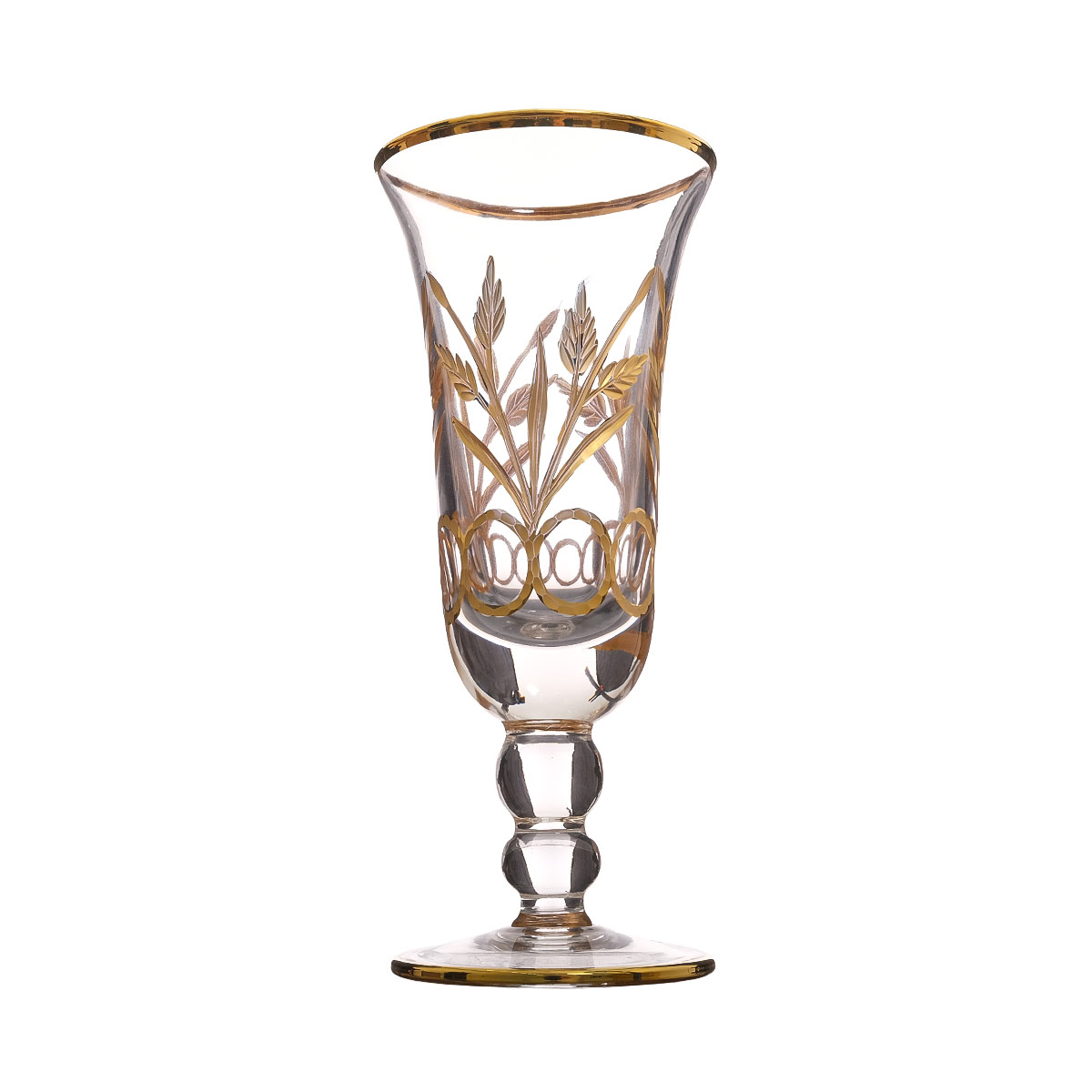 Набор фужеровTIMON Tiziano Golden/Palm (6 шт) 260 мл