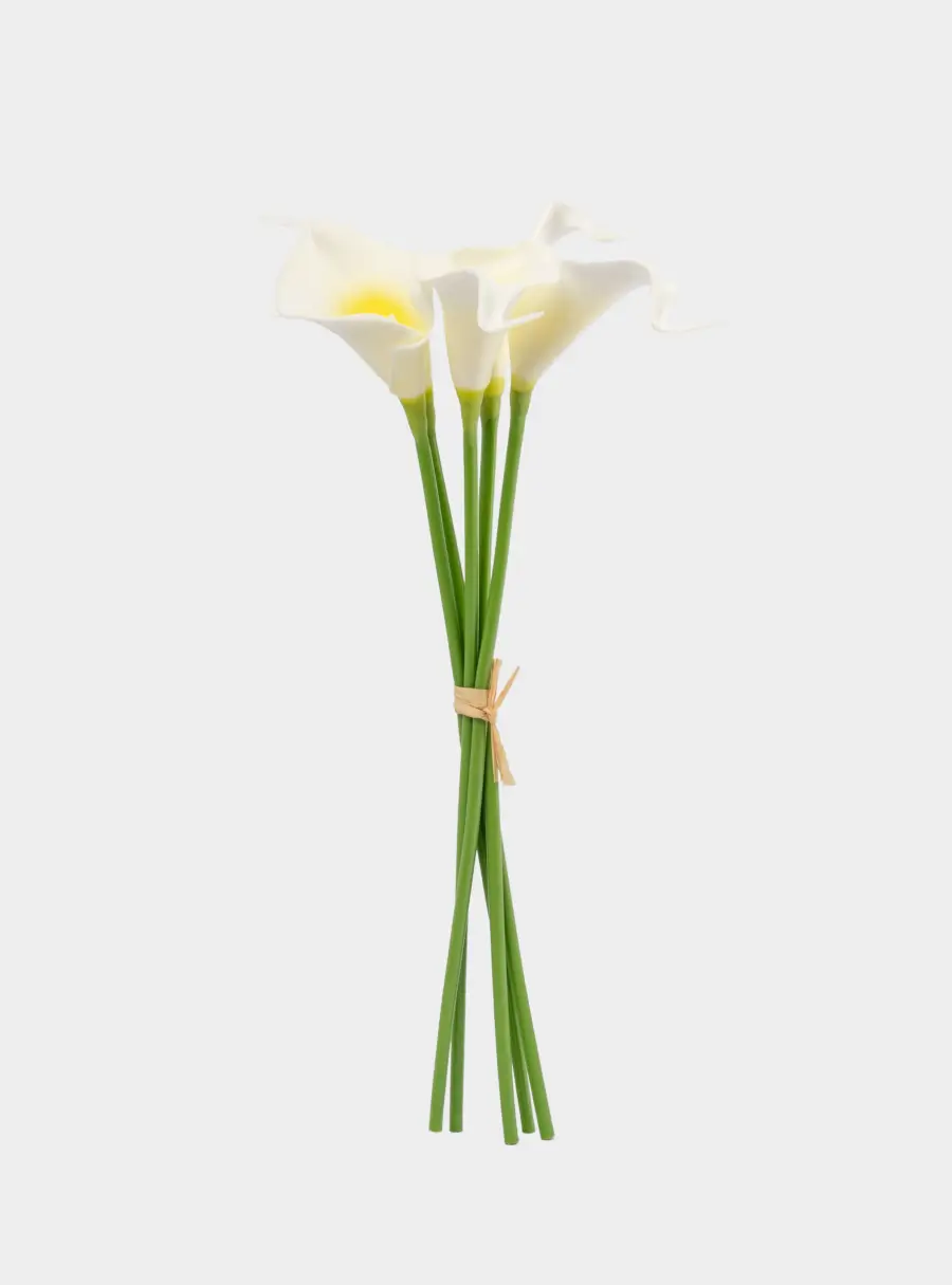 Букет искусственный, 33 см, ПВХ/металл, Каллы, Interior spring