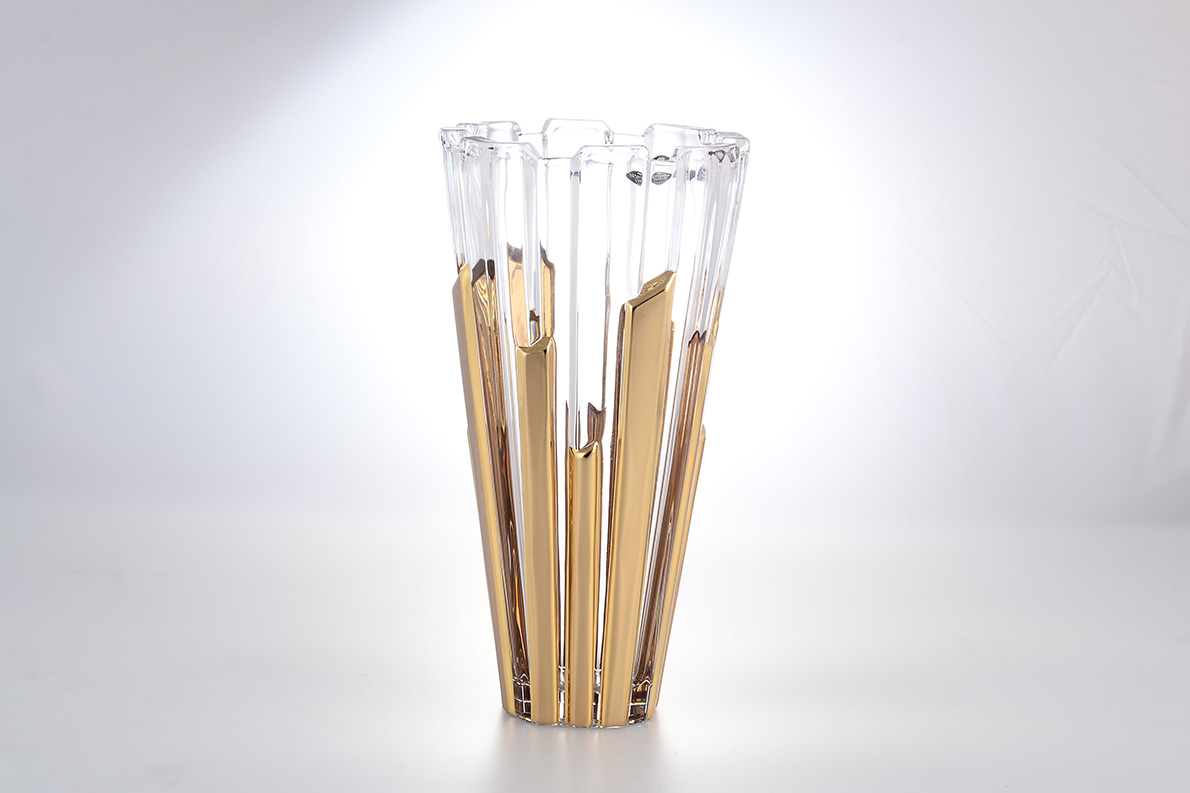 Ваза Bohemia Treasury Piano Gold 30см