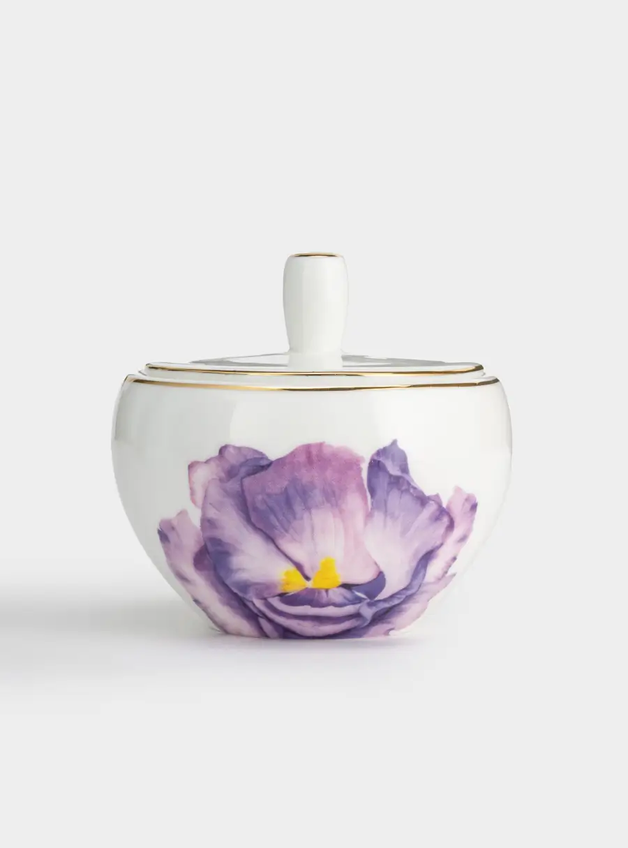 Сахарница, 9х9 см, 0,25 л, фарфор F, Iris
