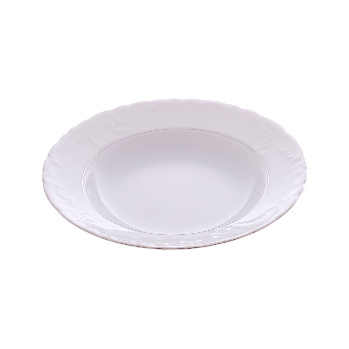 Набор глубоких тарелок 22,5 см Repast Rococo с платин.полос.( 6 шт)