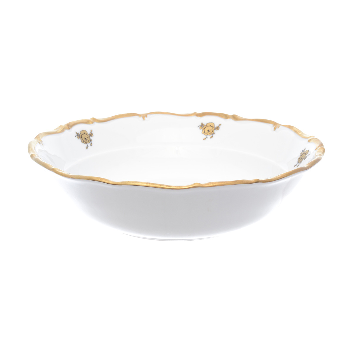 Набор салатников Queen's Crown Золотая роза 19 см (6шт)