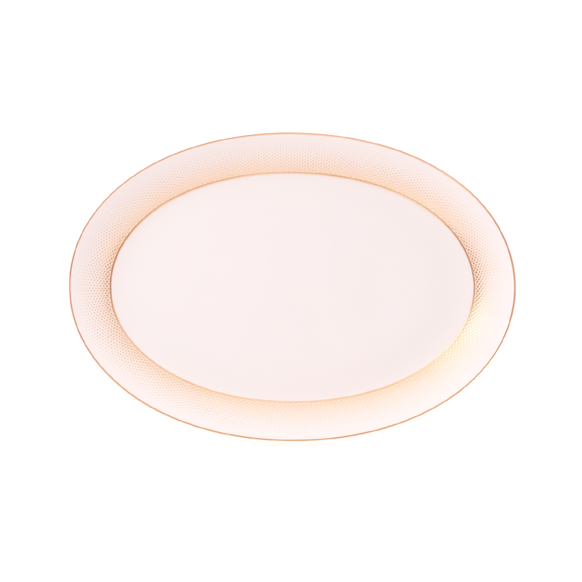 Блюдо овальное Falkenporzellan Deluxe Shape - Rio White Gold 35 см