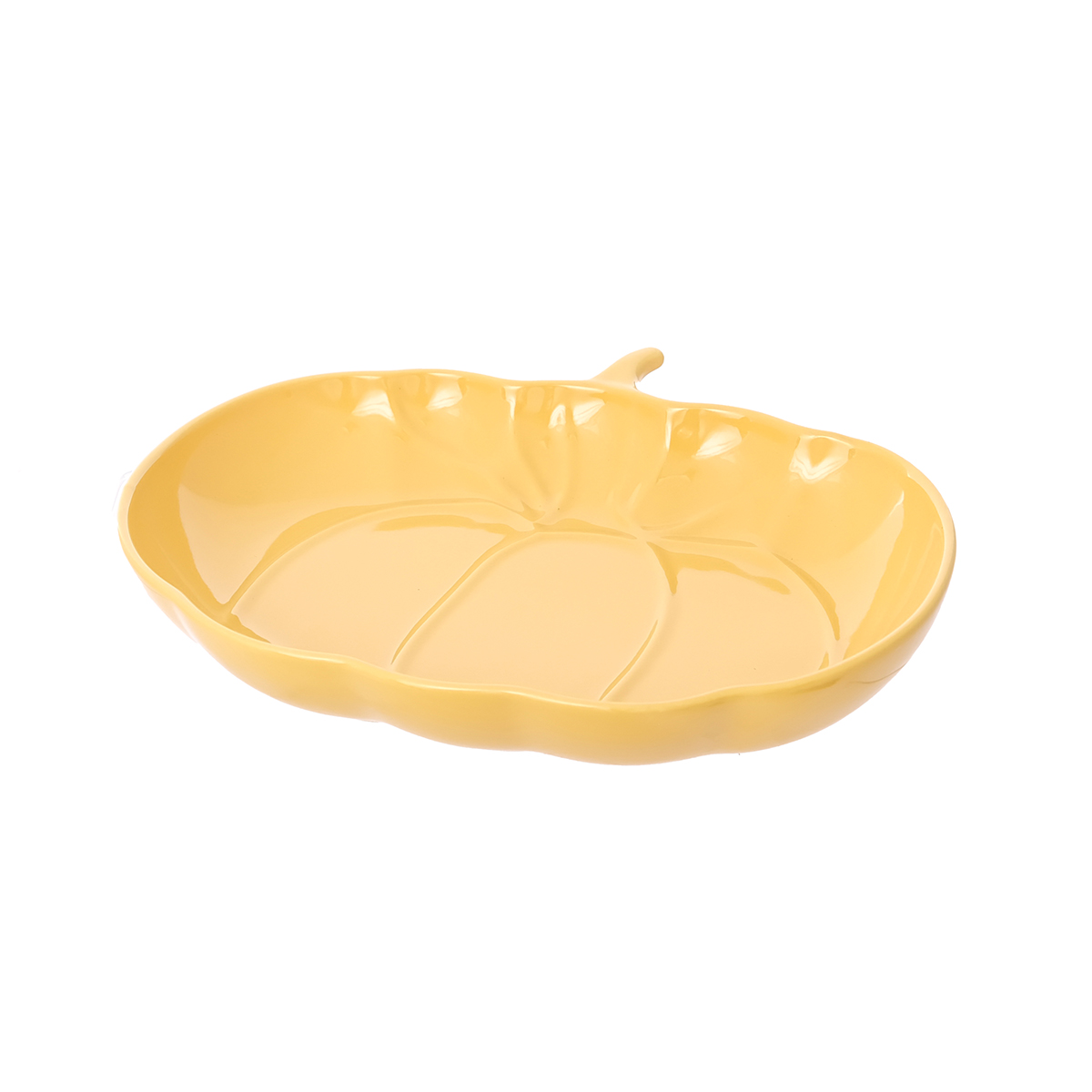 Блюдо сервировочное Repast Pumpkin 23*19*4 см жёлтое