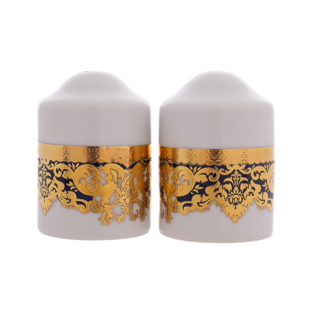 Соль/перец Falkenporzellan Favola cobalt gold (2 шт)