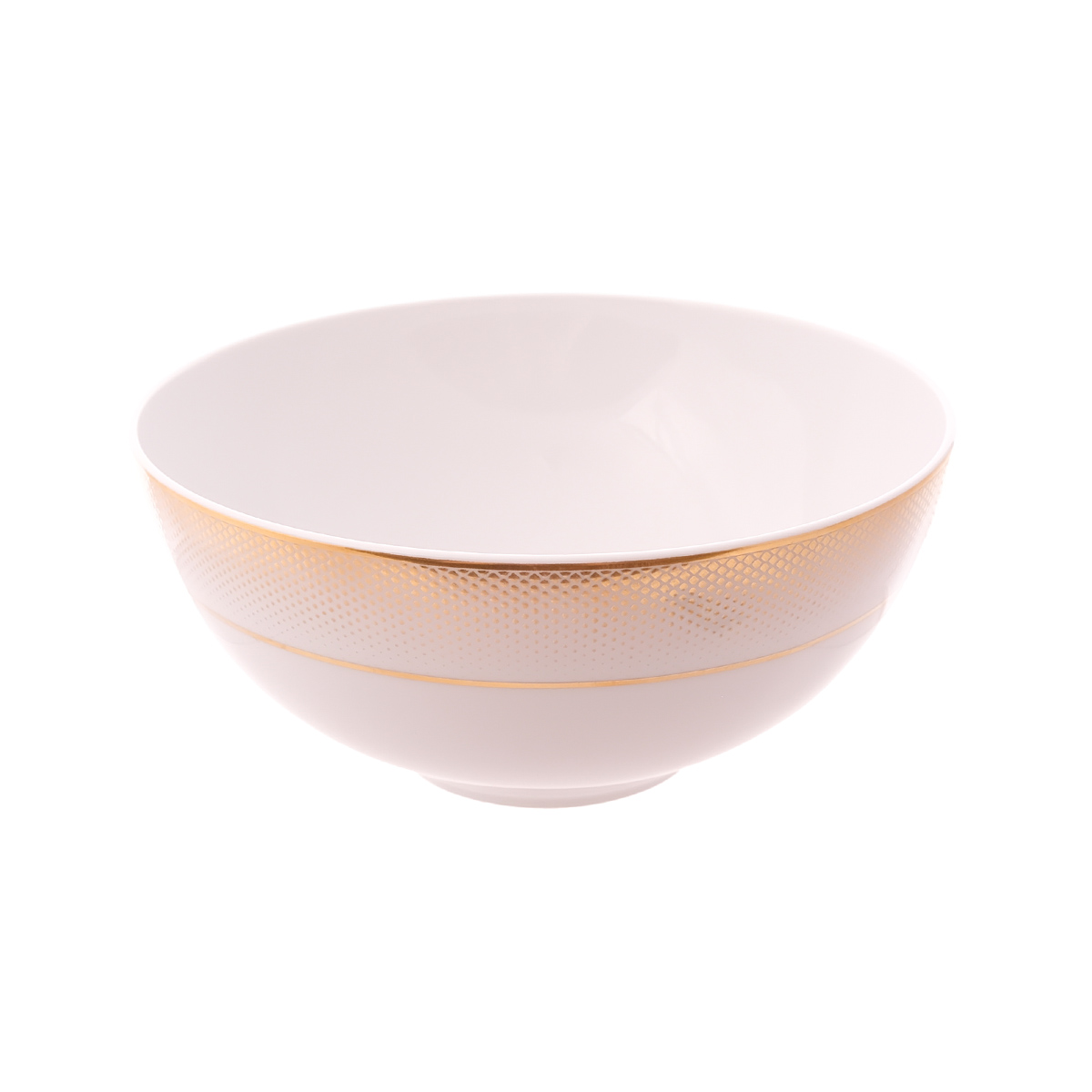 Набор салатников Falkenporzellan Deluxe Shape - Rio White Gold 21 см (6 шт)