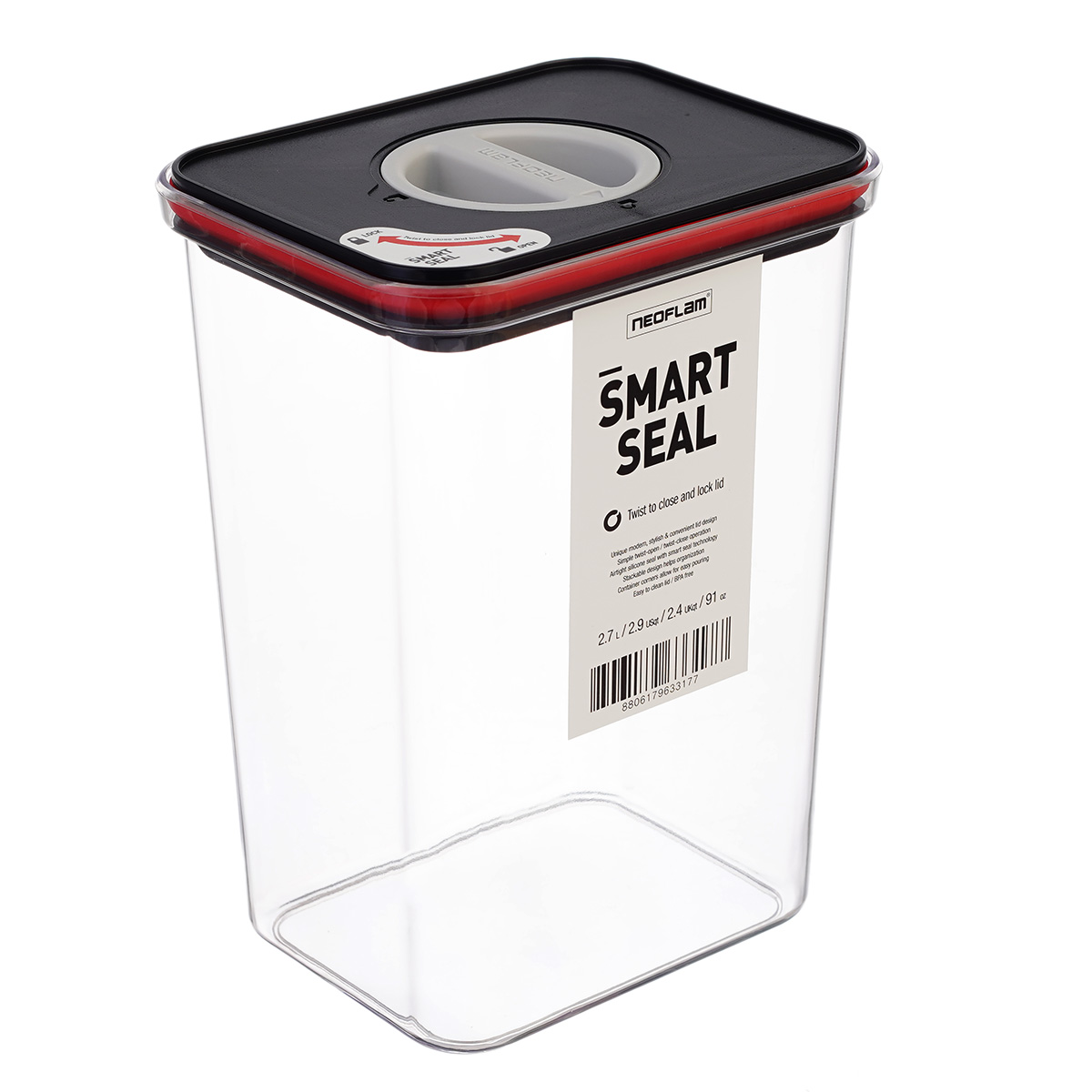 Контейнер с крышкой Neoflam Smart Seal 2,7 л