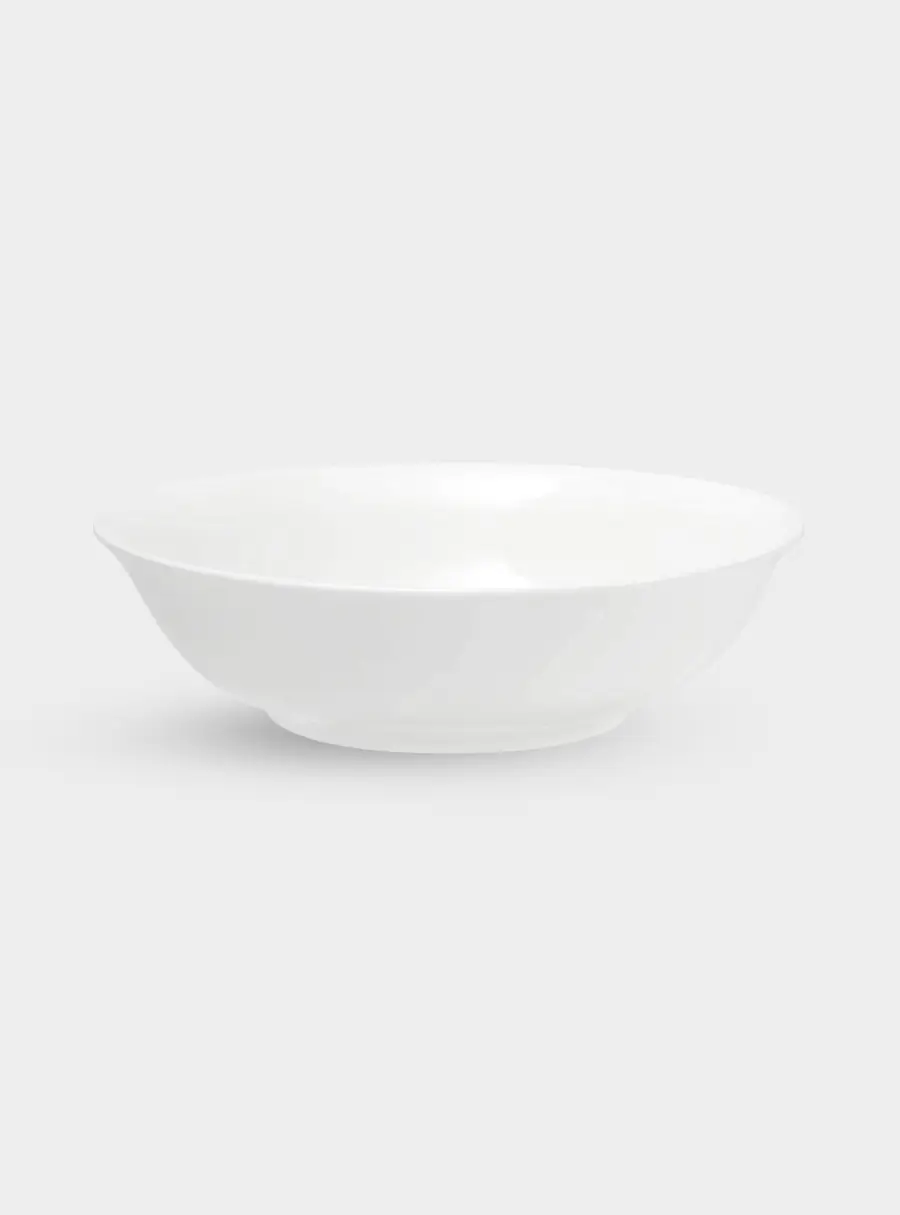 Тарелка суповая, 20х6 см, фарфор P, белая, White Basics 1