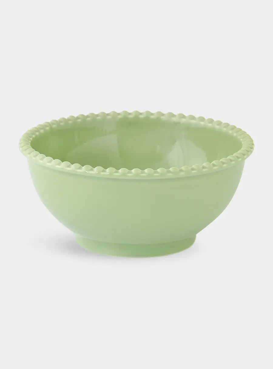 Салатник, 16 см, 0.75 л, зелёный, Tiffany