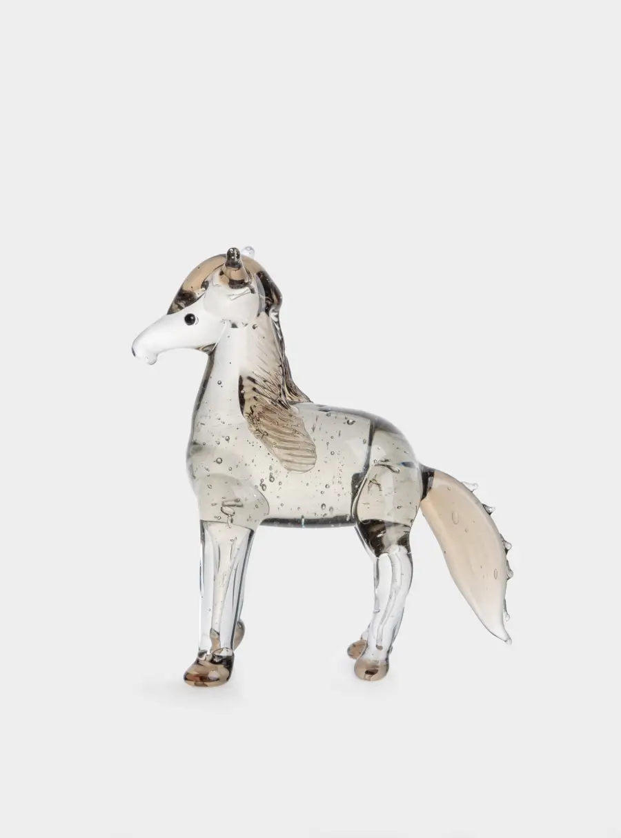 Статуэтка, 8х6 см, стекло, коричневая, Лошадка, Horse 1
