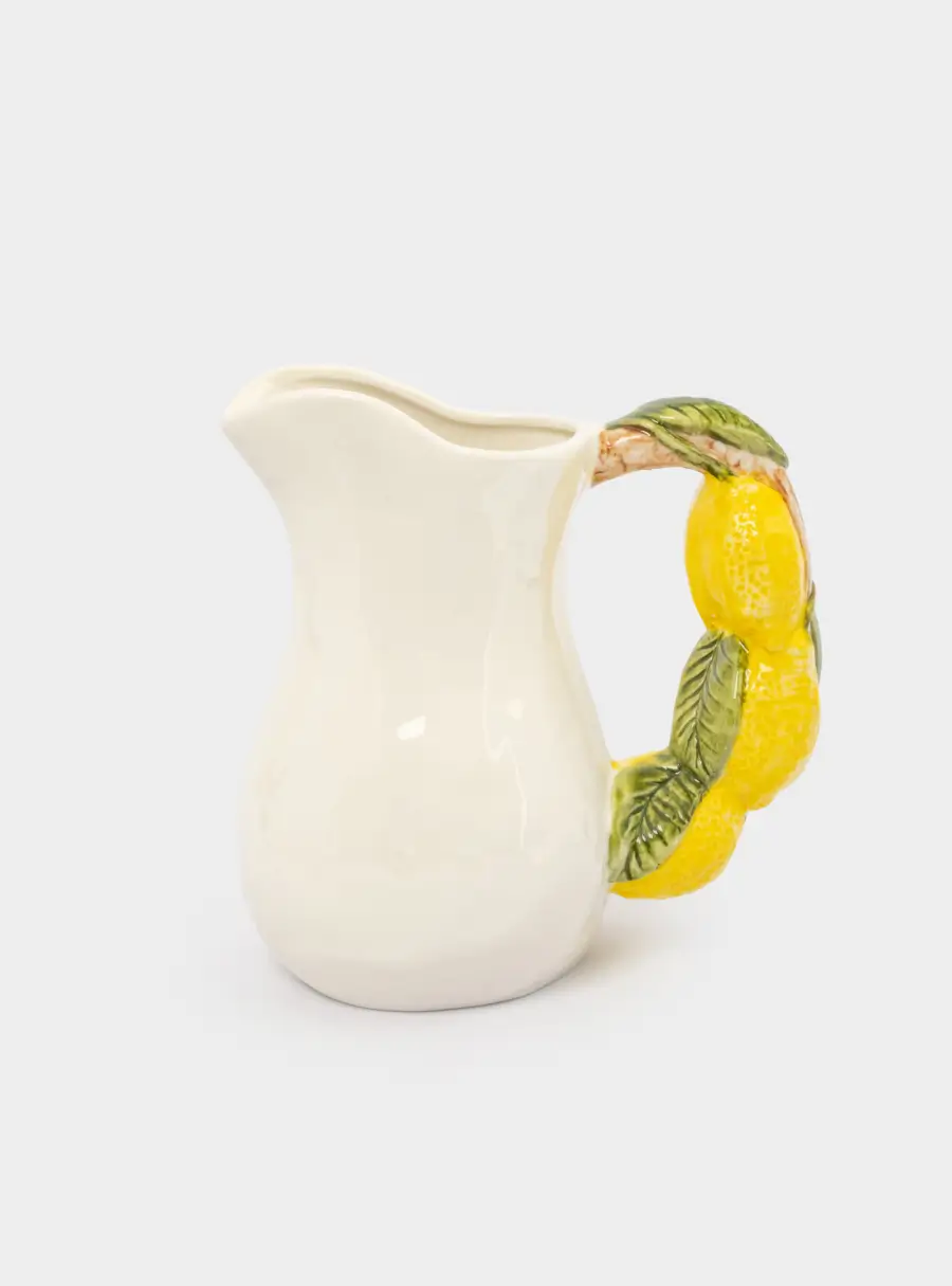 Кувшин, 1,4 л, фарфор P, молочный, Лимоны, Limoncello 1