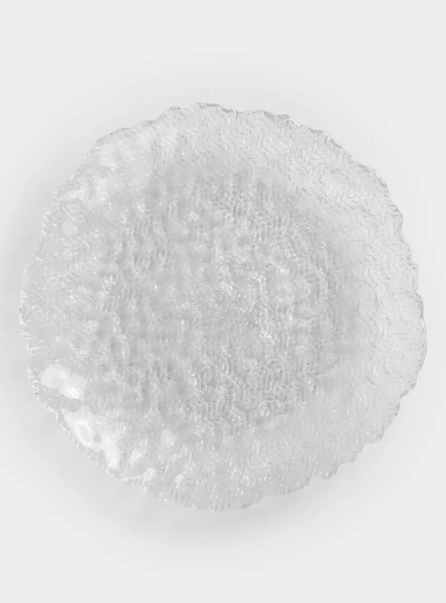 Блюдо, 33х3 см, стекло Р, Ripples 1