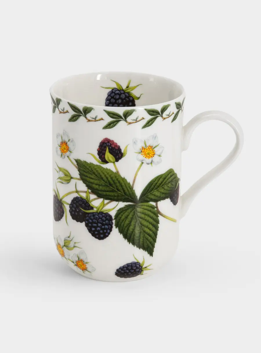 Кружка, 300 мл, фарфор F, белая, Ежевика, Orchard Fruits 1