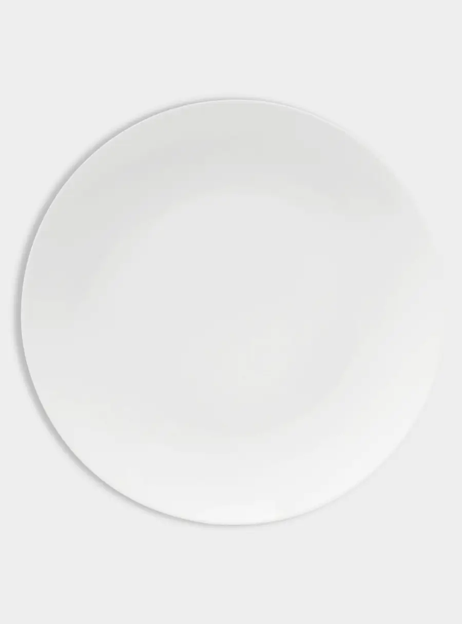 Тарелка обеденная, 27,5 см, фарфор P, белая, White Basics 1