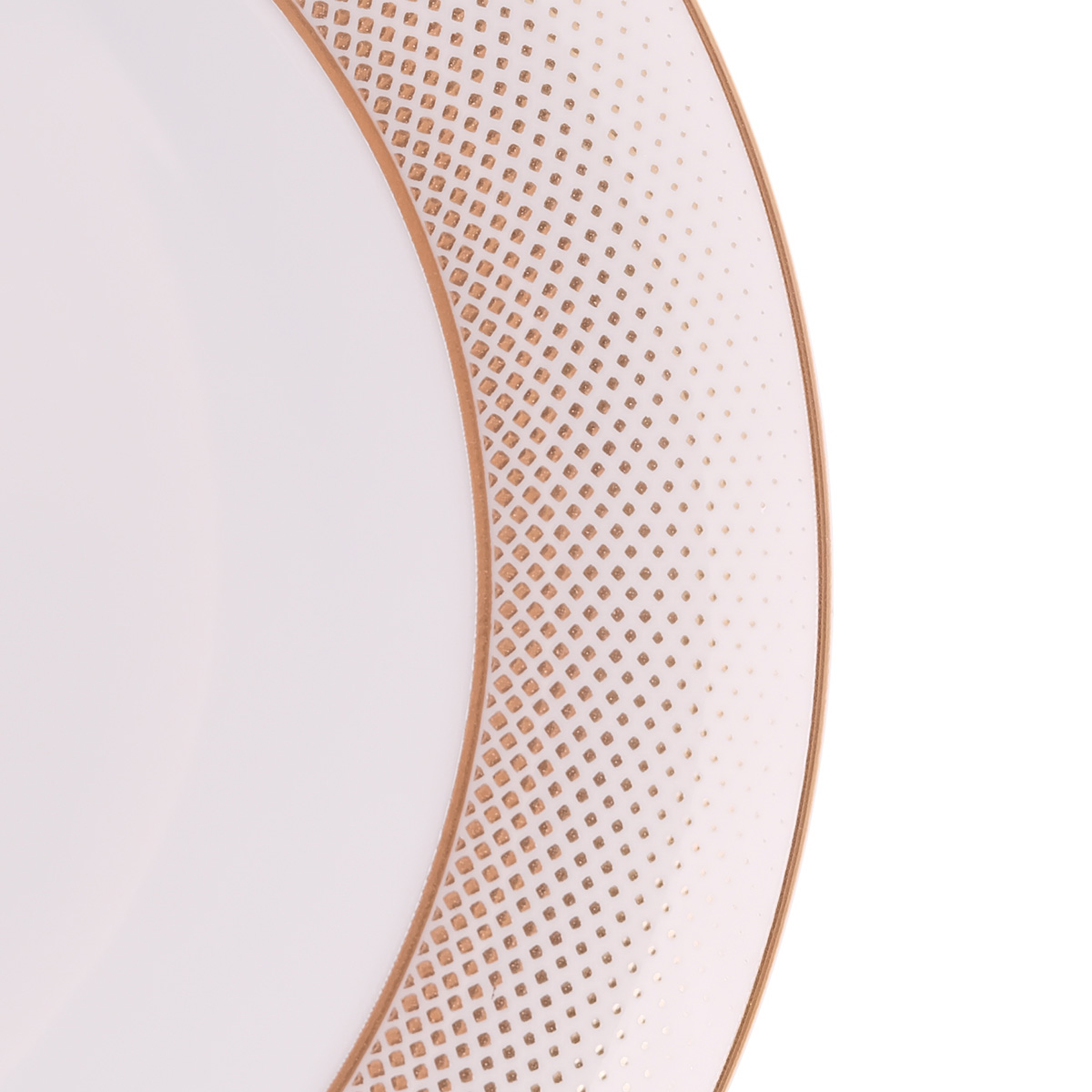 Набор тарелок Falkenporzellan Deluxe Shape - Rio White Gold 27 см (6 шт) 2