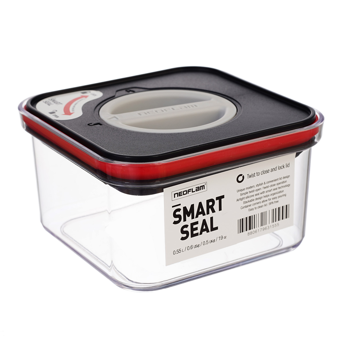 Контейнер с крышкой Neoflam Smart Seal 550 мл 1