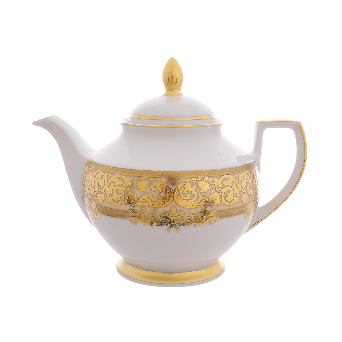 Чайник Falkenporzellan Natalia creme gold 1,2мл 1