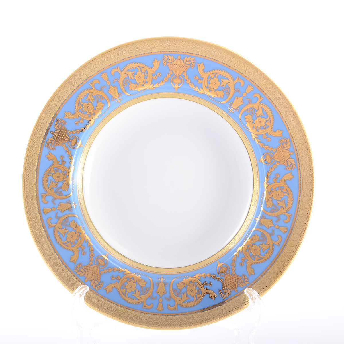 Набор тарелок глубоких Falkenporzellan Imperial Blue Gold 23 см(6 шт)