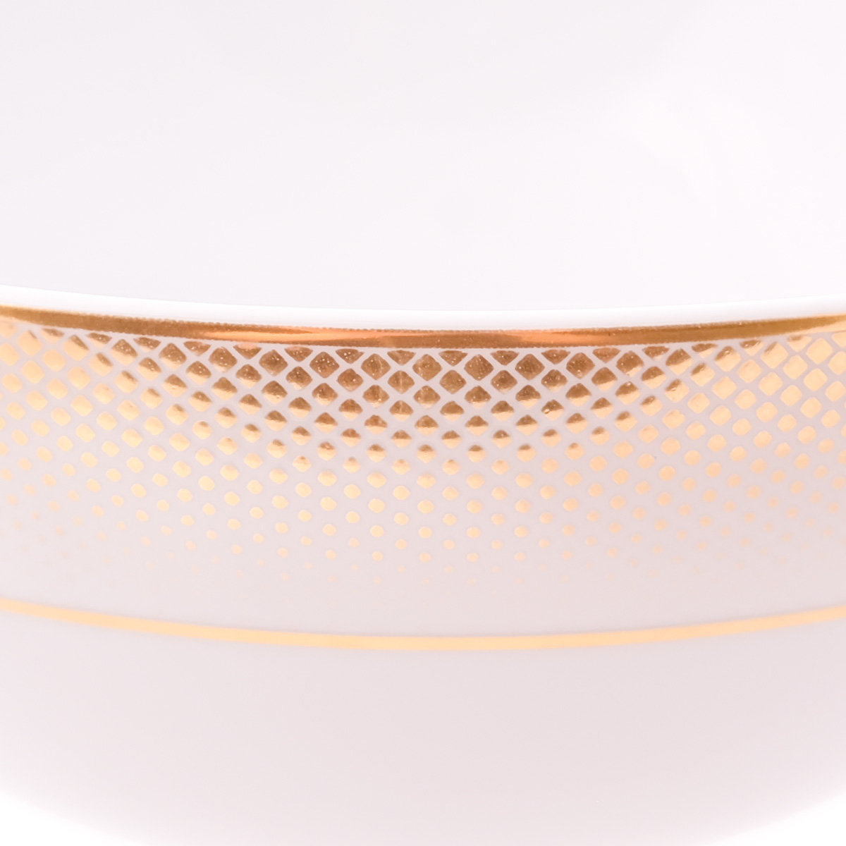 Салатник Falkenporzellan Deluxe Shape - Rio White Gold Gold 21 см 2