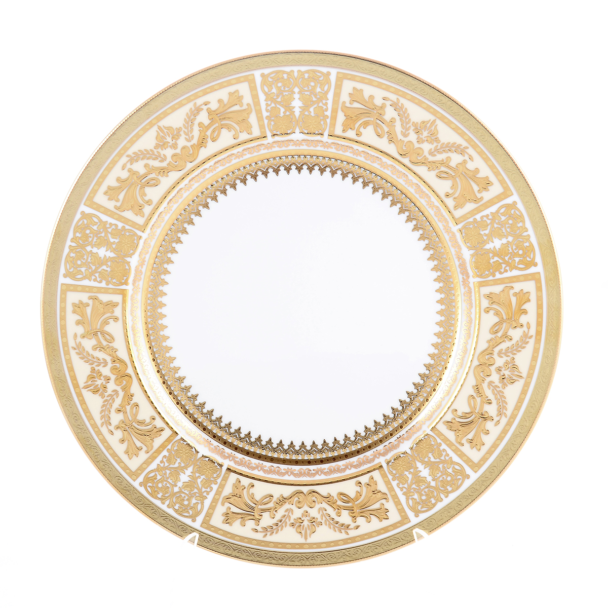 Набор тарелок Falkenporzellan Diadem White Creme Gold 28см(6 шт)