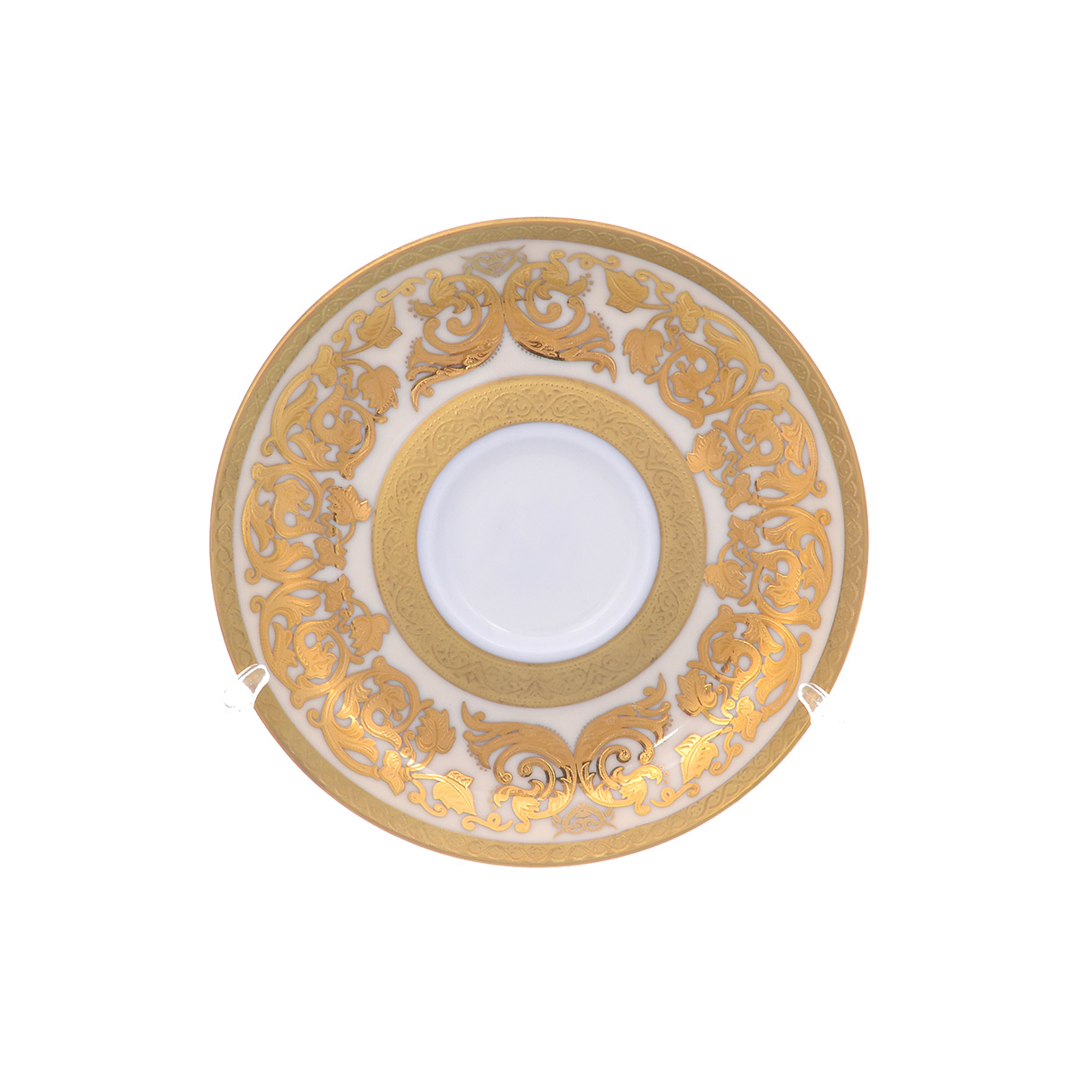 Набор кофейных пар Falkenporzellan Natalia creme gold 100мл 4