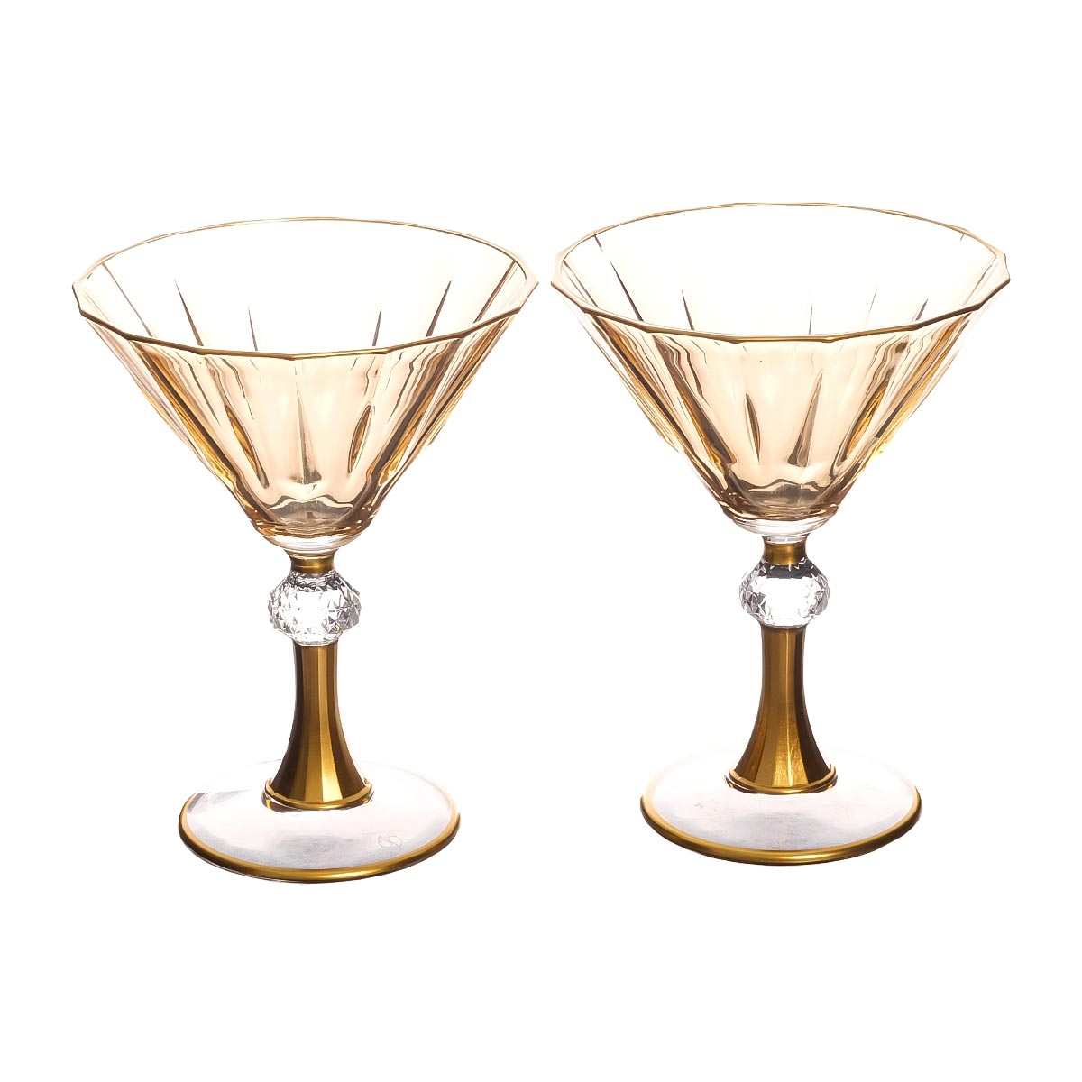 Набор креманок Koza Kraft Diamond Amber 240 мл (2 шт) 1