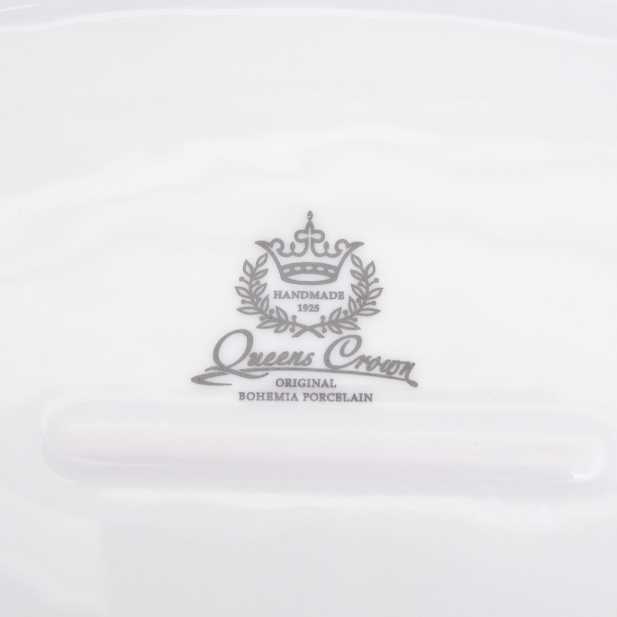 Блюдо овальное Queen's Crown Лист бежевый 36 см 3