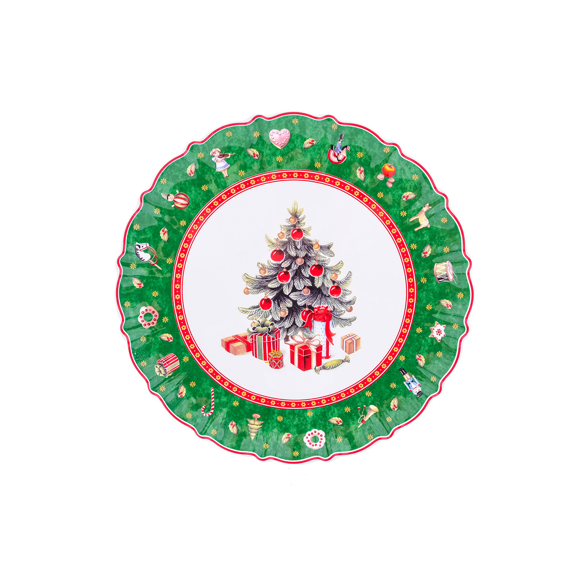 Блюдо круглое Repast Green 30*30*1.8 см 1