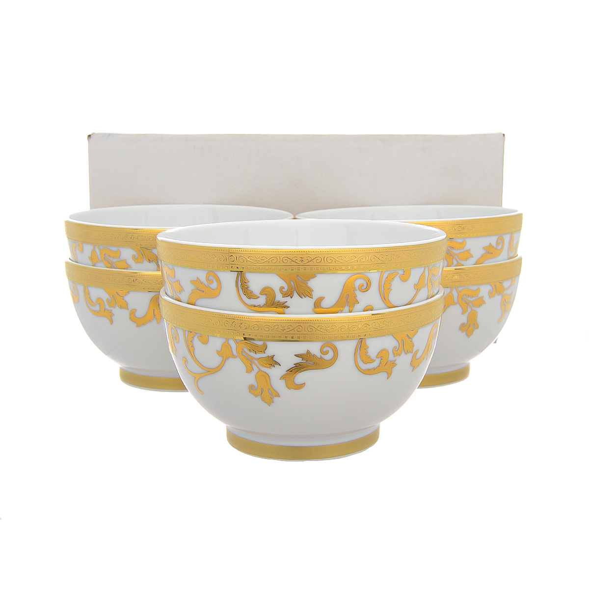 Набор салатников Falkenporzellan Tosca Creme Gold (6 шт) 3
