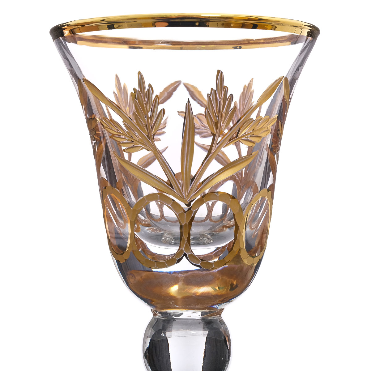 Набор рюмок TIMON Tiziano Golden/Palm (6 шт) 80 мл 3