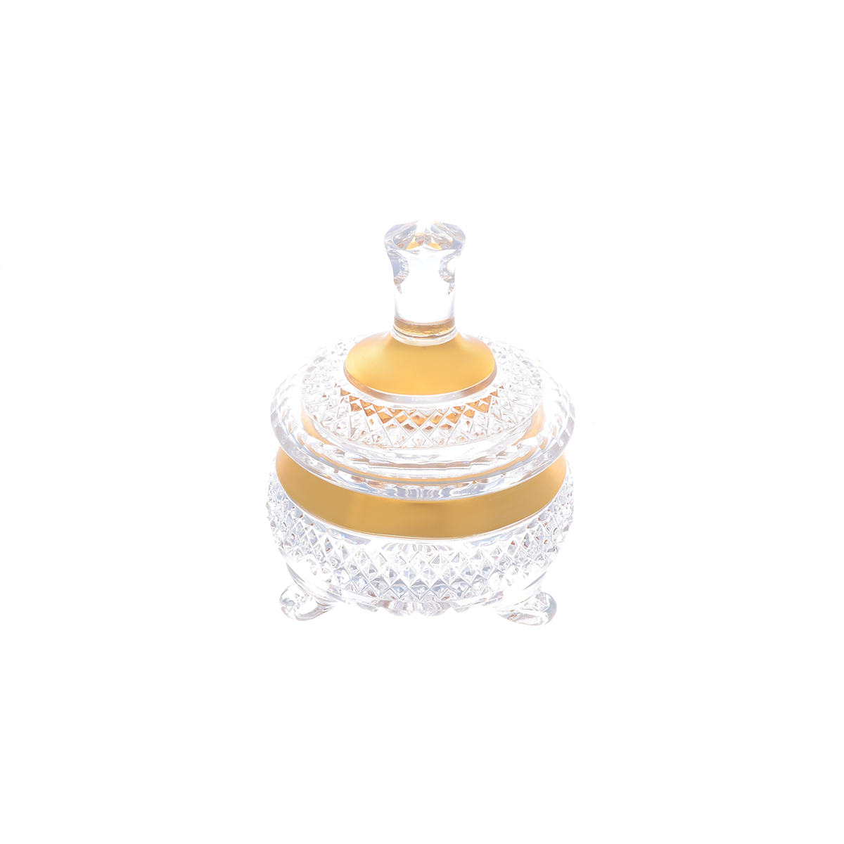 Конфетница с крышкой Crystal Heart 8,5 см 1