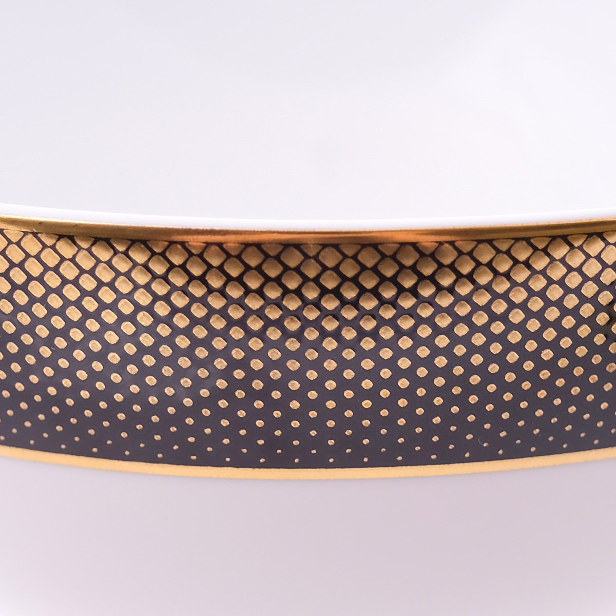 Набор салатников Falkenporzellan Deluxe Shape - Rio Black Gold 21 см (6 шт) 2