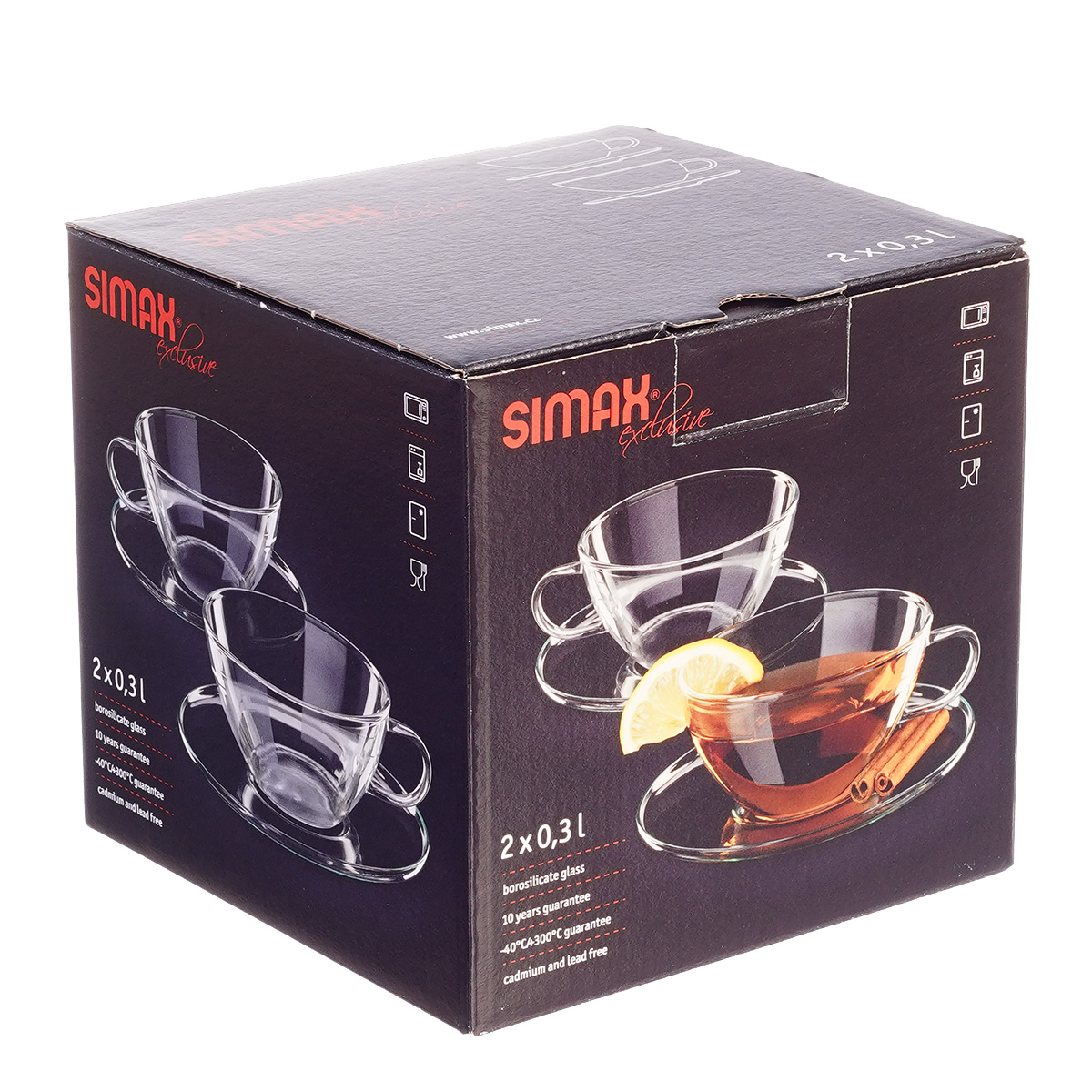 Набор чайных пар Saturn Simax 300 мл (2 шт) 3