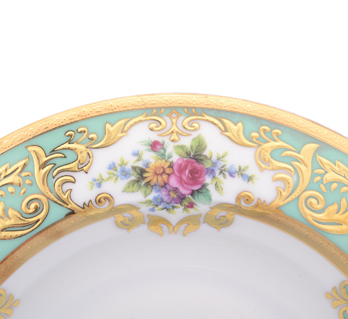 Набор чайных пар Falkenporzellan Opal Seladon Gold (6 пар) 5