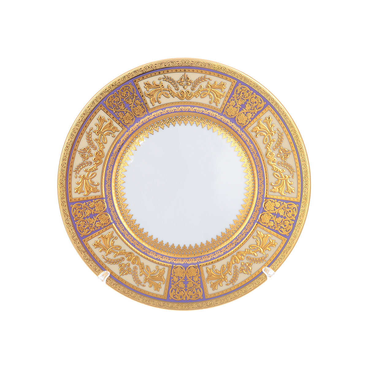 Набор тарелок Falkenporzellan Diadem Violet Creme Gold 23см(6 шт) 1