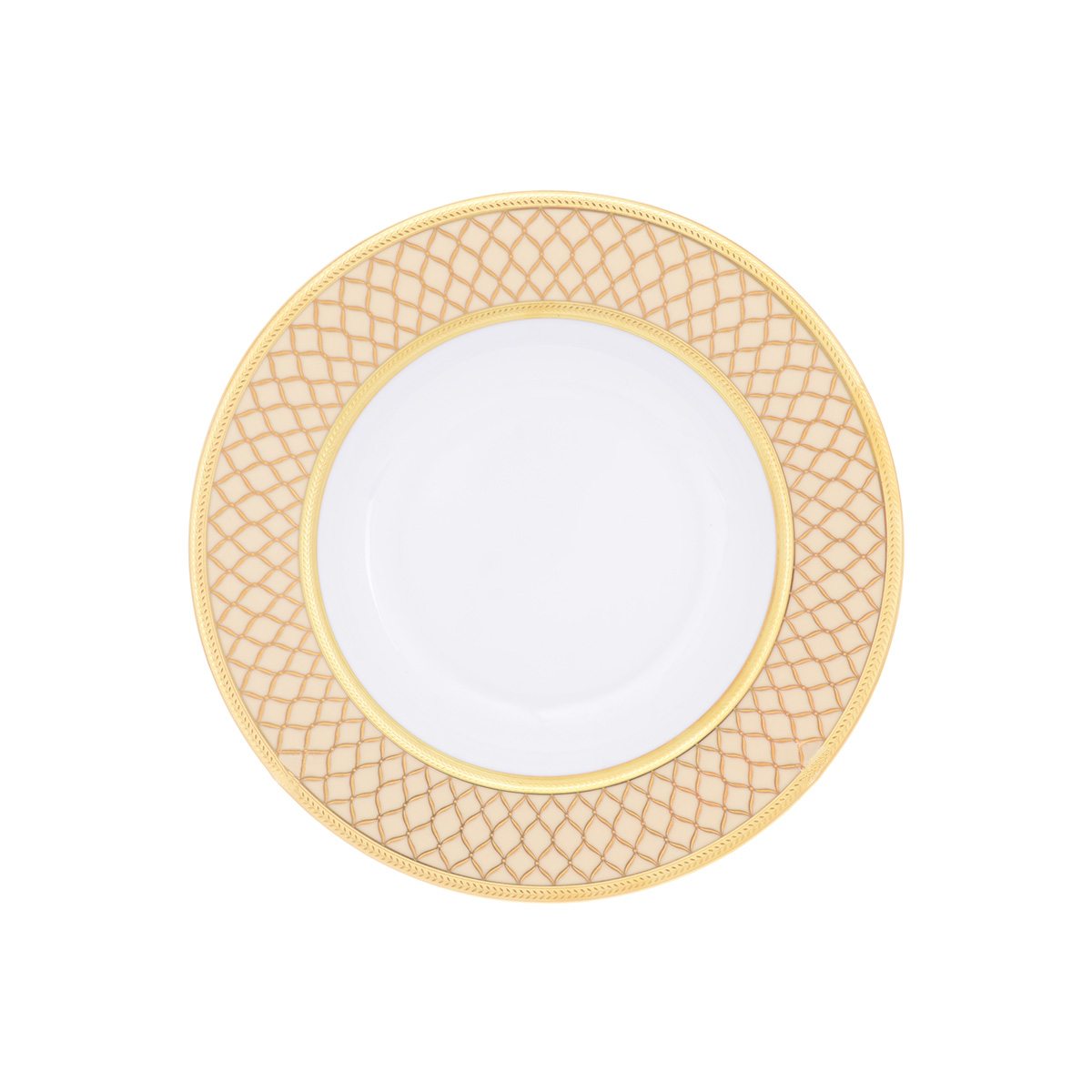 Набор глубоких тарелок Falkenporzellan Valencia Creme Gold 23см(6 шт) 1