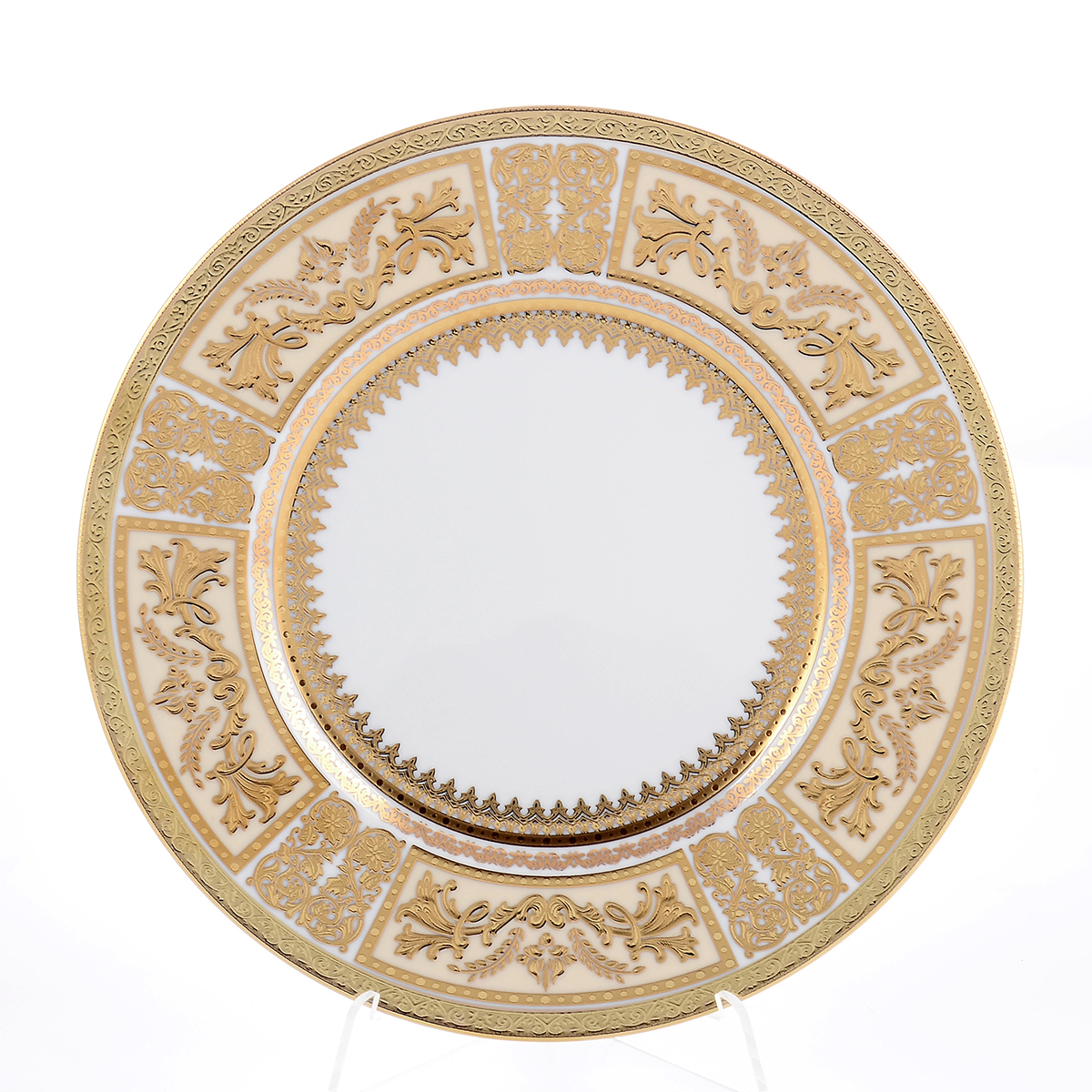 Набор тарелок Falkenporzellan Diadem White Creme Gold 23см(6 шт)