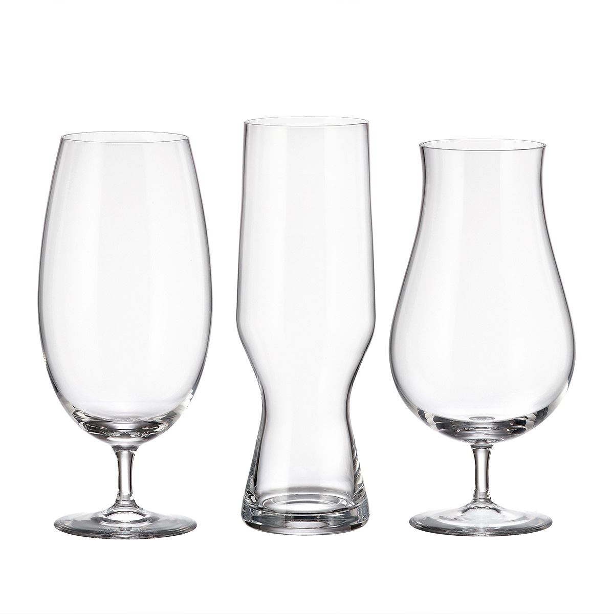 Набор бокалов для пива Crystalite Bohemia Beer 680 мл (2 шт) 630 мл (2 шт) 550 мл (2 шт) 2