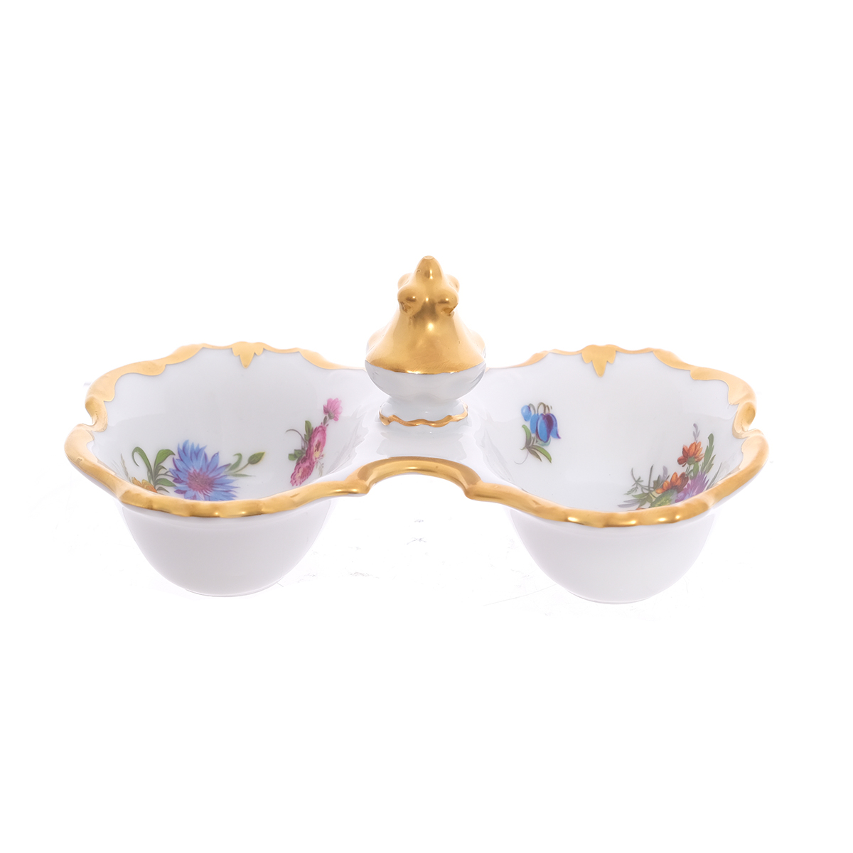 Солонка Queen's Crown Мейсенский букет 1
