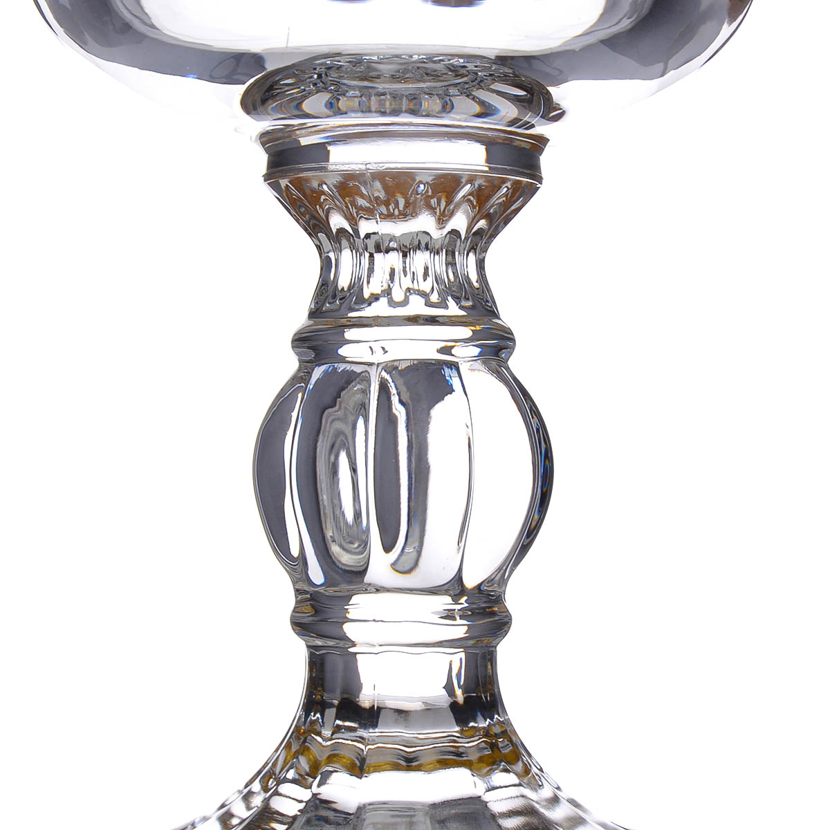 Конфетница на ножке TIMON Tiziano Golden/Palm 16,5*13 см 5