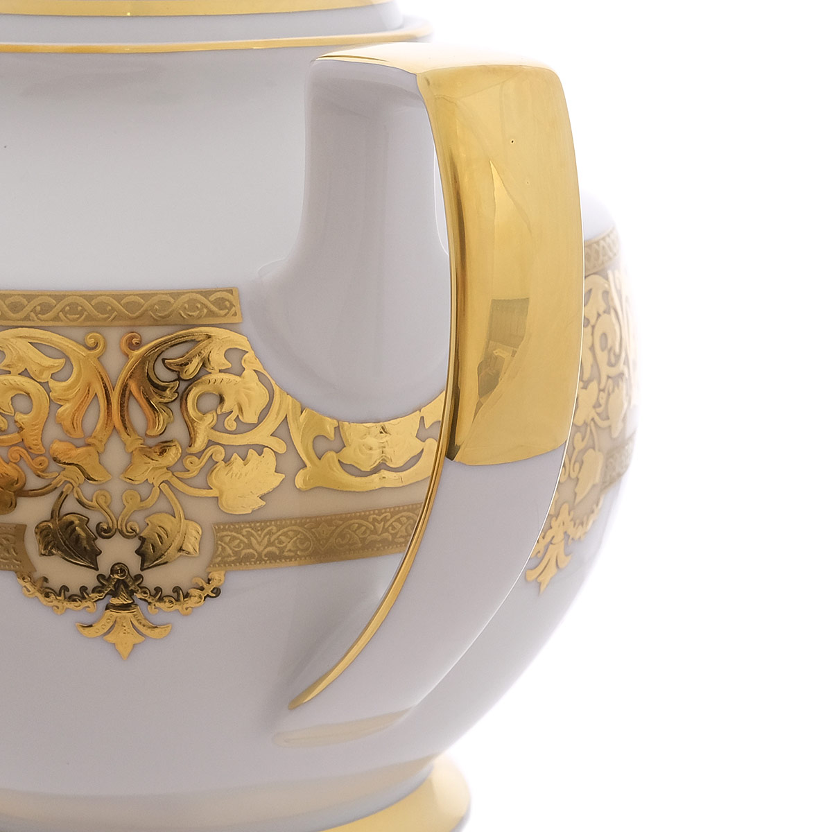 Чайник Falkenporzellan Natalia creme gold 1,2мл 3