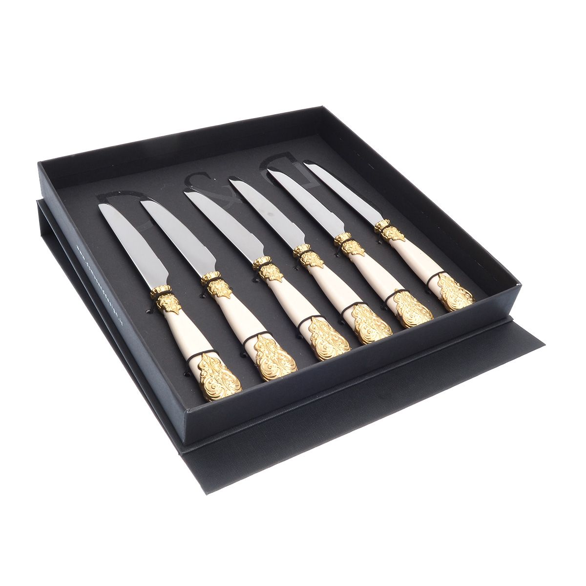 Набор десертных ножей Domus Versailles gold (6 шт) 1