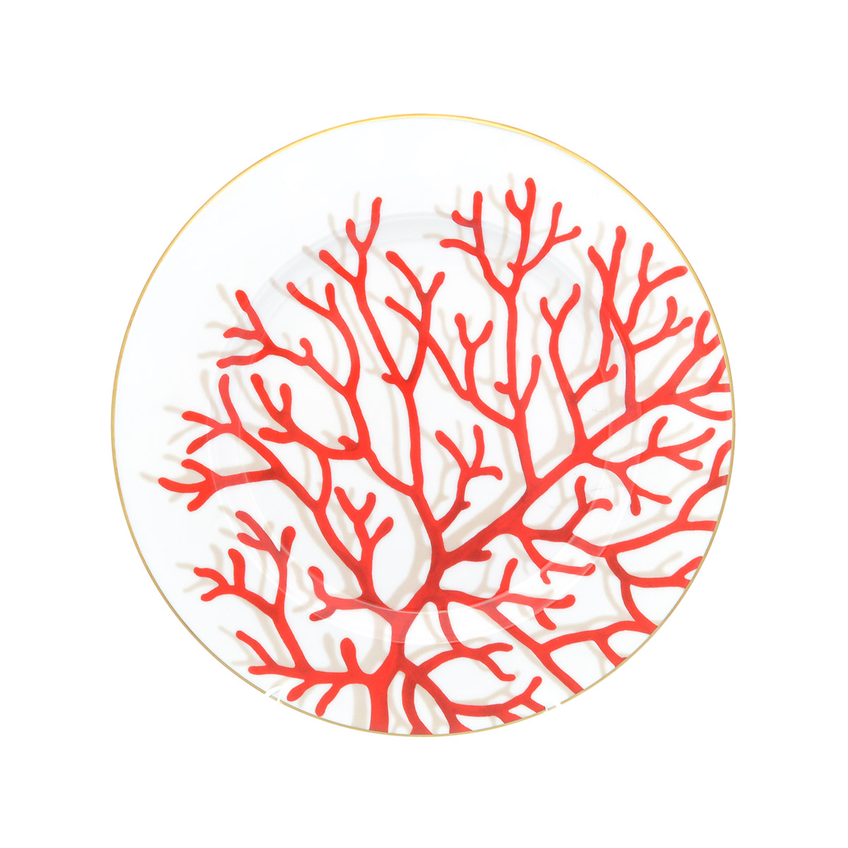 Набор тарелок Falkenporzellan Corallo Red Gold 28см(6 шт) 1