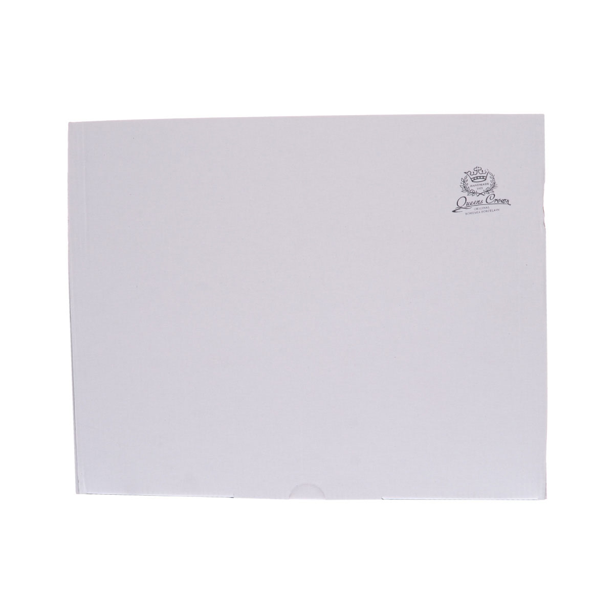 Блюдо квадратное на ножке Queen's Crown Aristokrat Охота бежевая 30*25 см 2