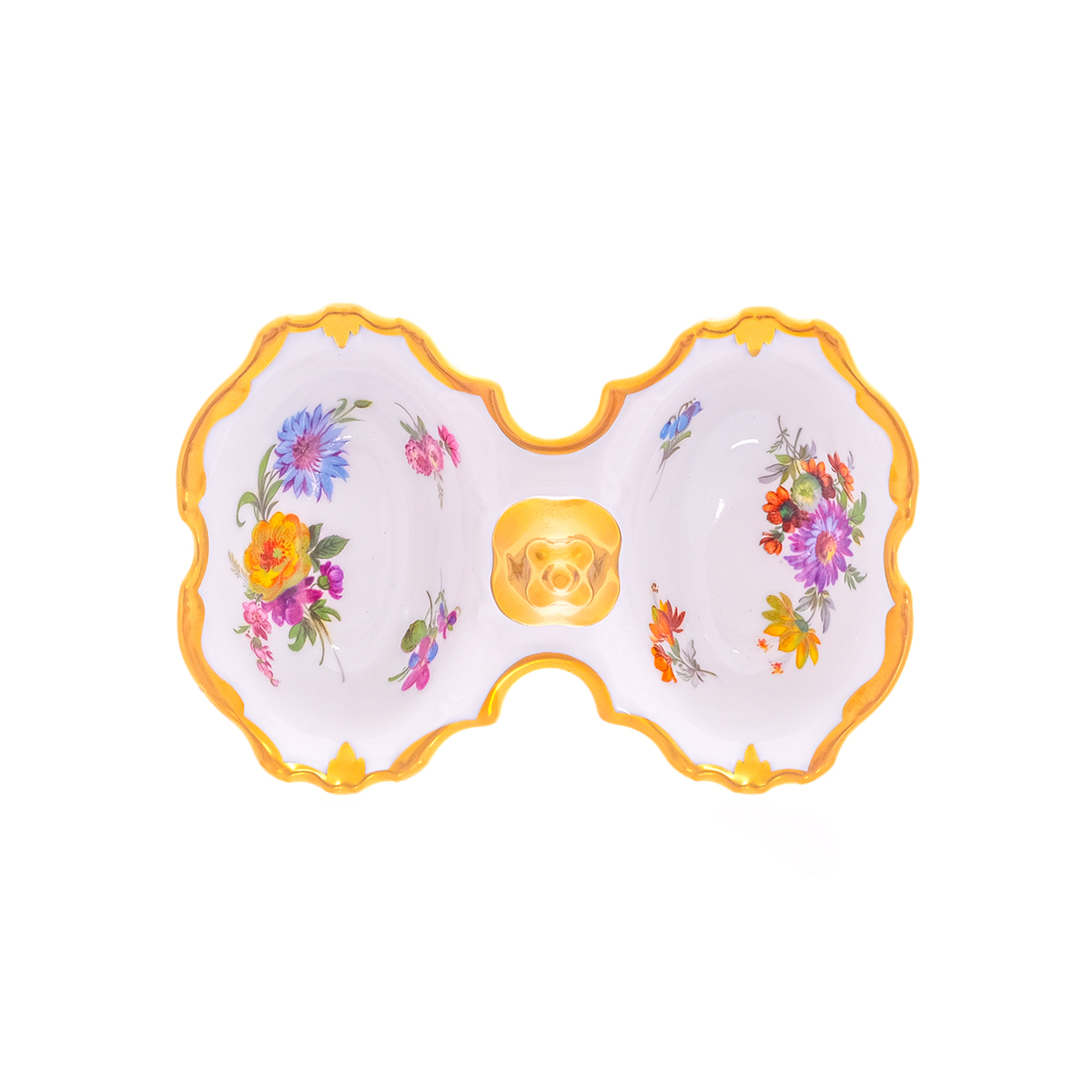 Солонка Queen's Crown Мейсенский букет 2