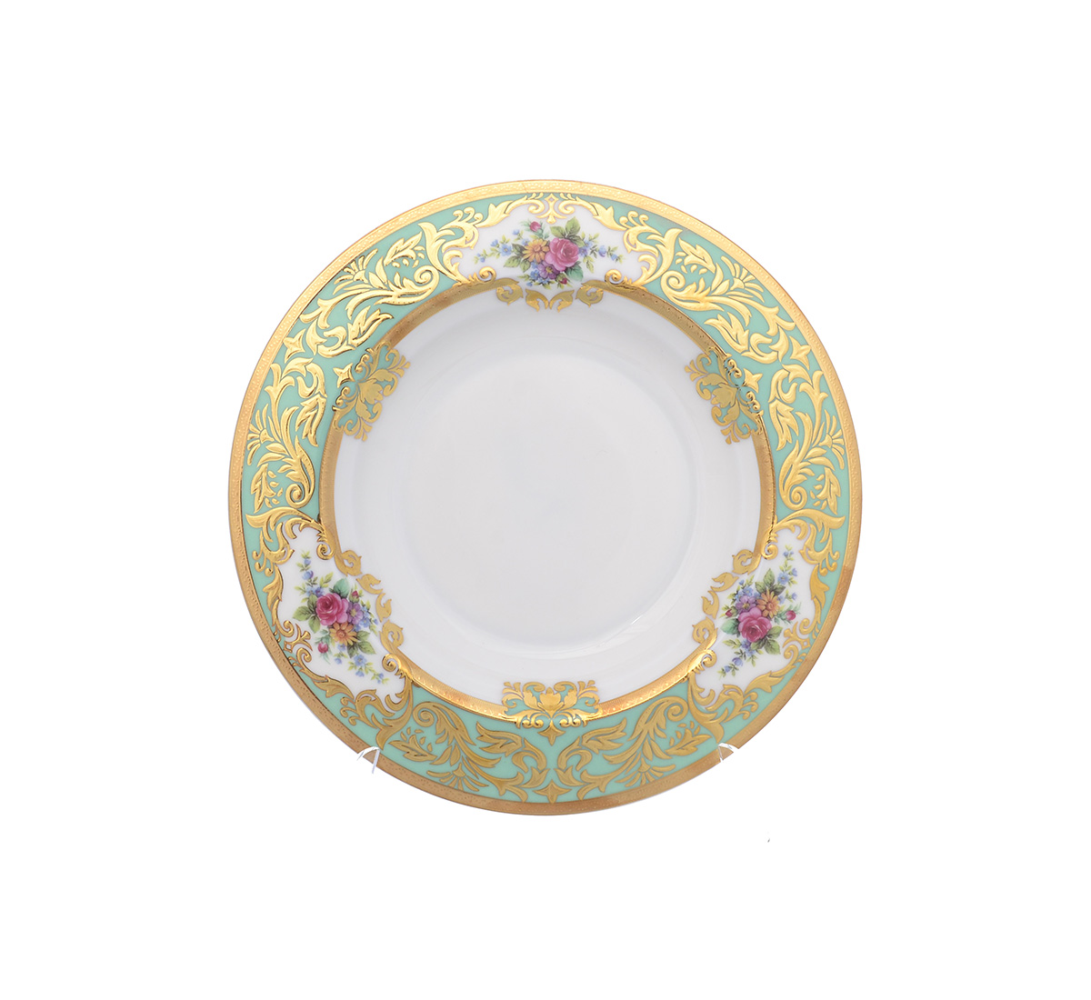 Набор чайных пар Falkenporzellan Opal Seladon Gold (6 пар) 4