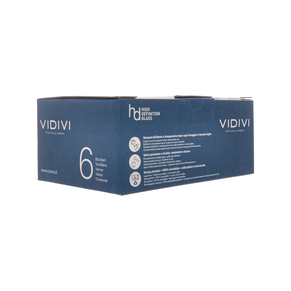 Набор стопок Vidivi Diva 80 мл 7,2*5,7 см (6 шт) 2